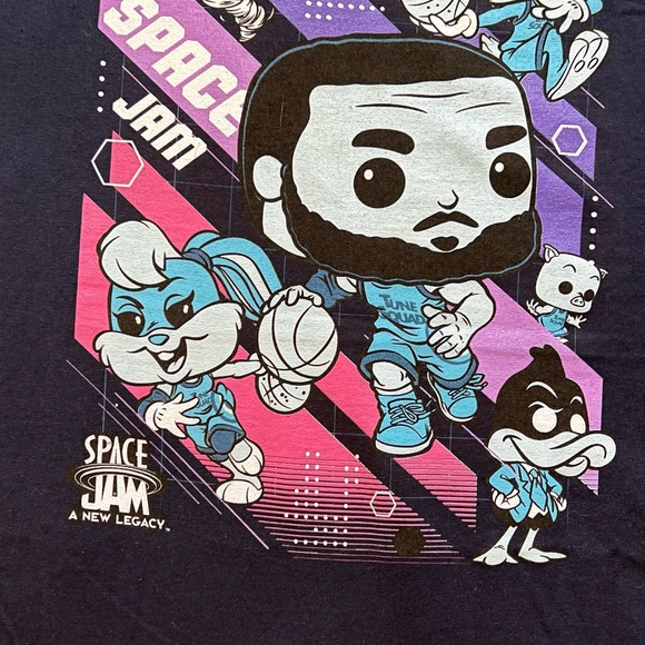 MENS Lebron James Space Jam T Shirt XL - Picture 1 of 4